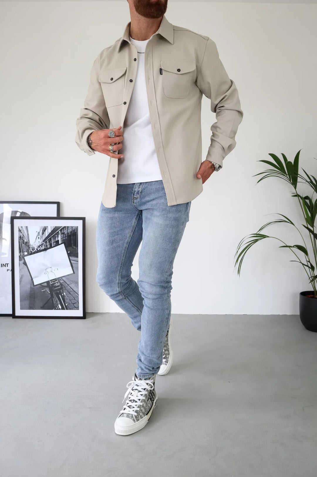 Modern Shirt Jacket for Men – Elias