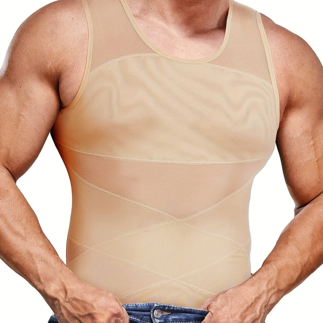 Men's Shapewear Tank Top Tummy Control Sleeveless Vest