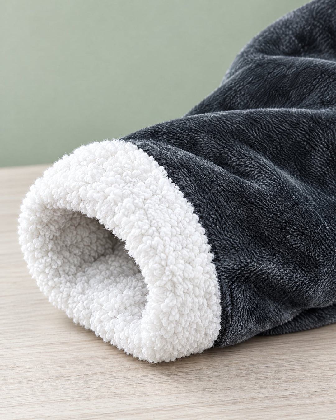 Wearable Heated Blanket Robe with Sleeves and Foot Pocket