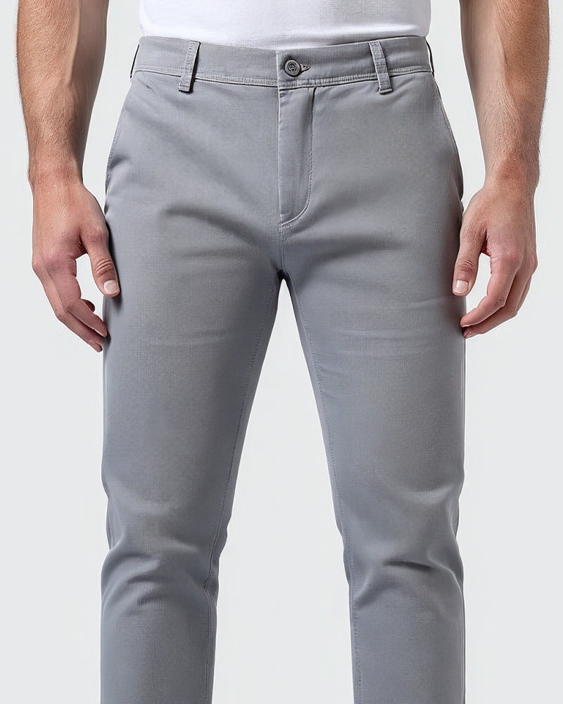 Men's slim-fit chinos for everyday and the office