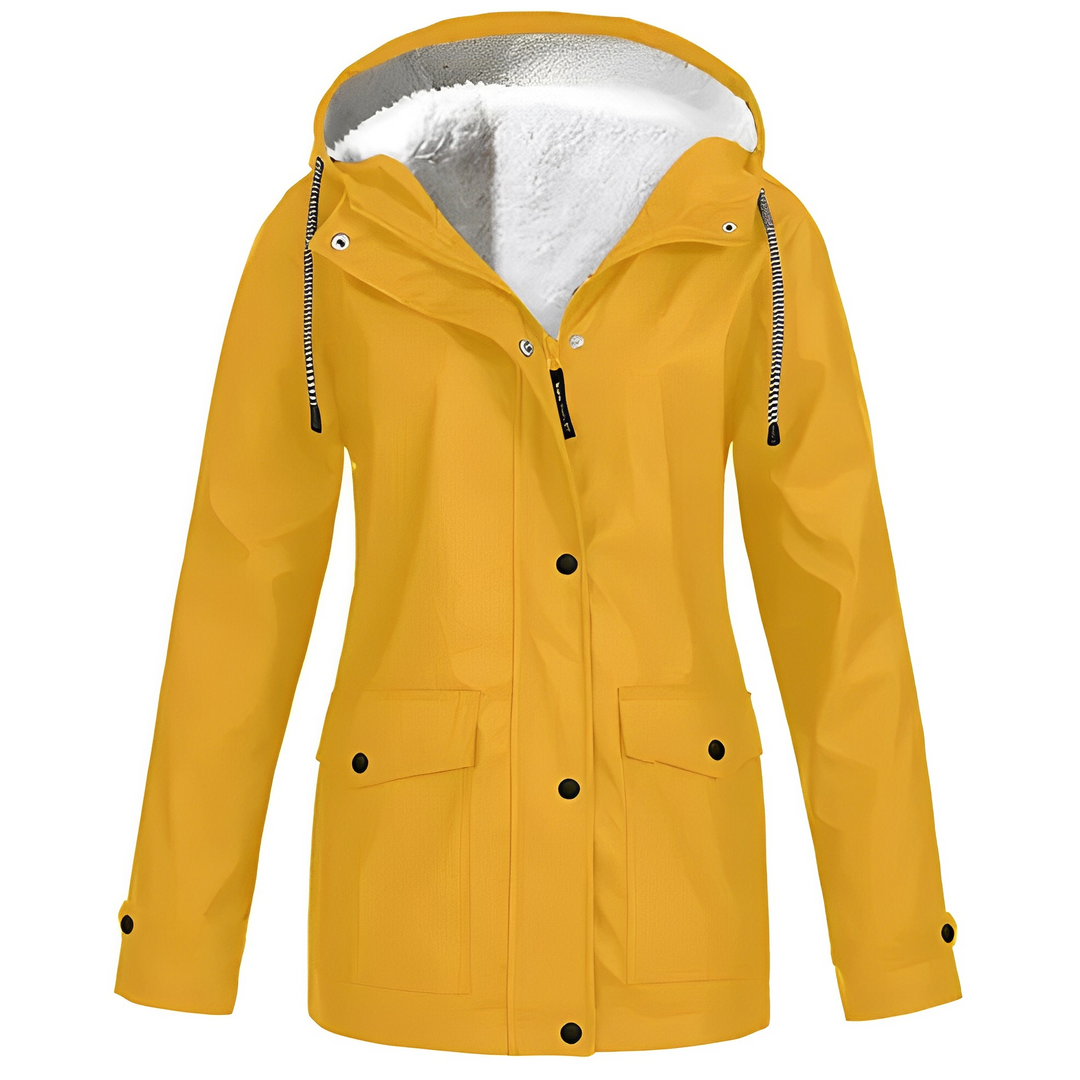Fleece-Lined Women's Raincoat - WarmWarder
