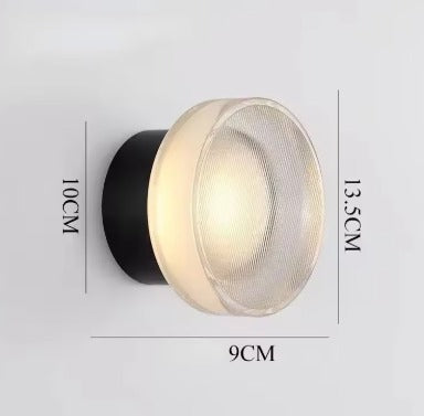 Nordic Round Wall Light – Modern LED Wall Lamp for Bedroom and Hallway