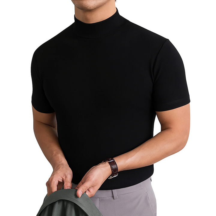 Breathable Men’s Turtleneck Shirt