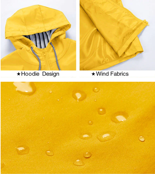 Women's Waterproof and Windproof Jacket – Sophie