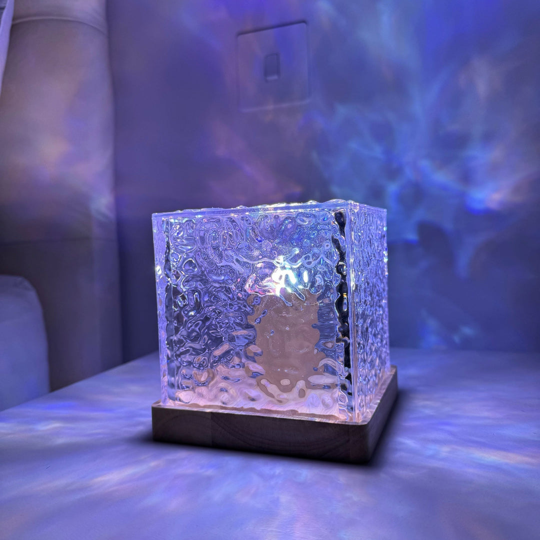 Northern Lights Prism Lamp - Borealis Cube