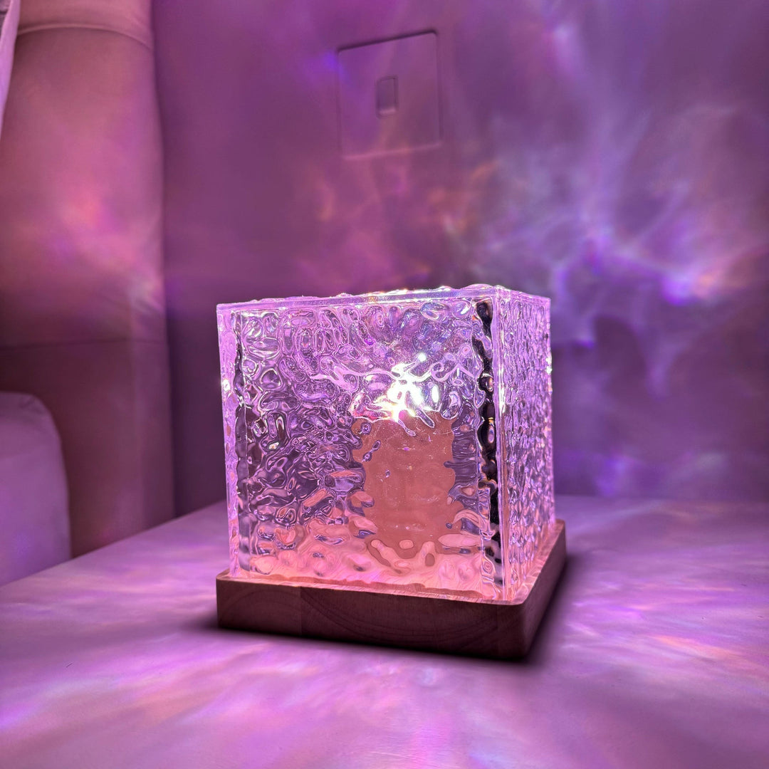 Northern Lights Prism Lamp - Borealis Cube