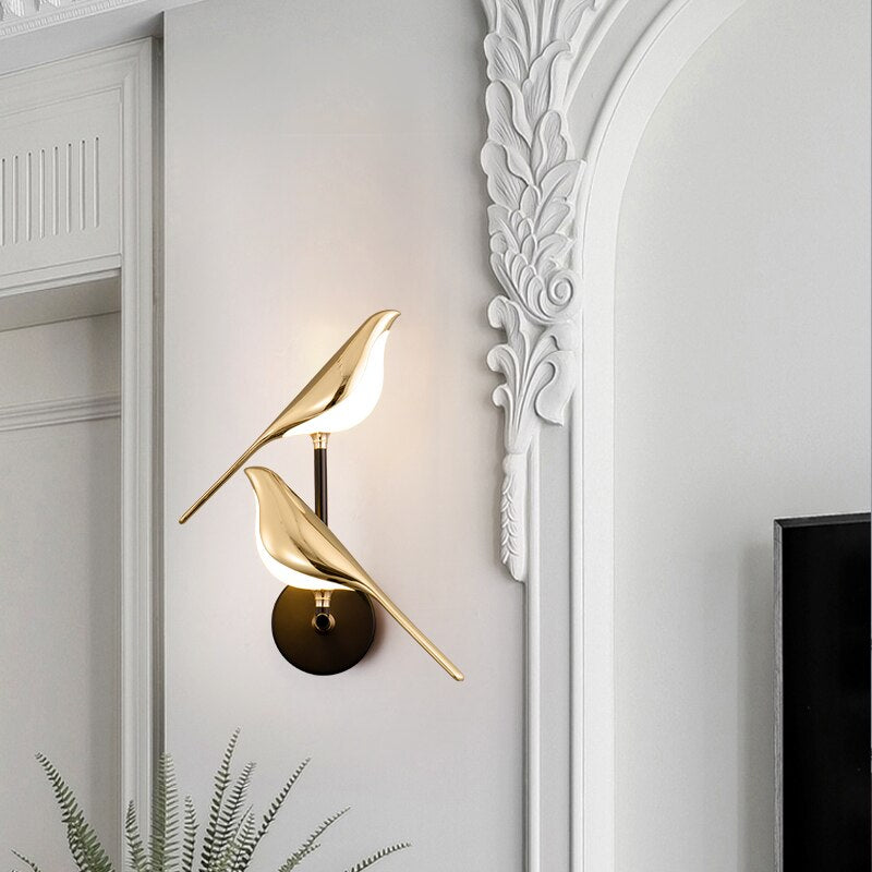 Modern Bird Wall Lamp – AviaryGlow