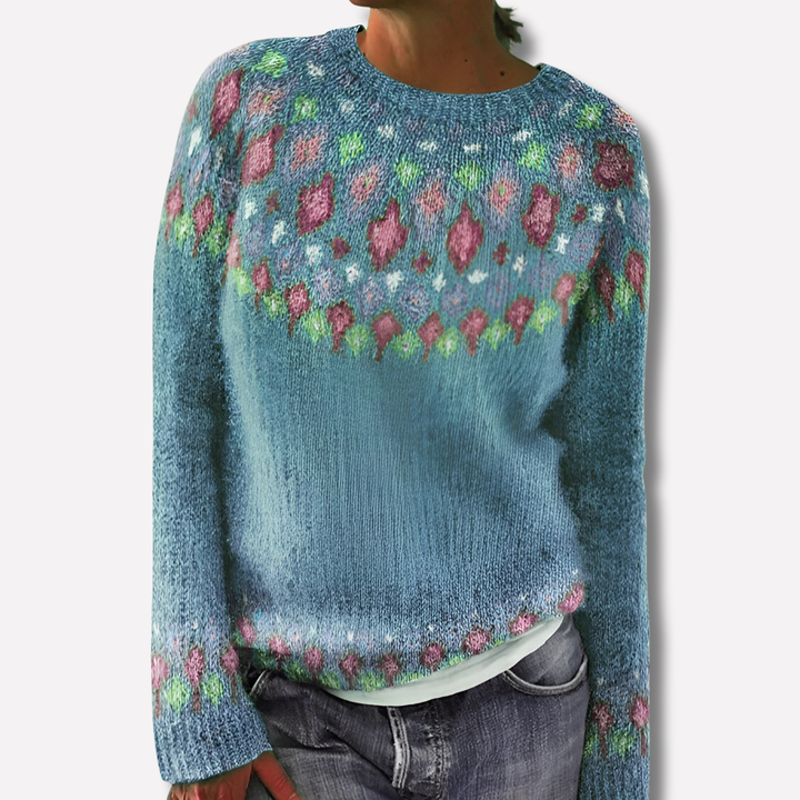 Women’s Printed Wool Sweater