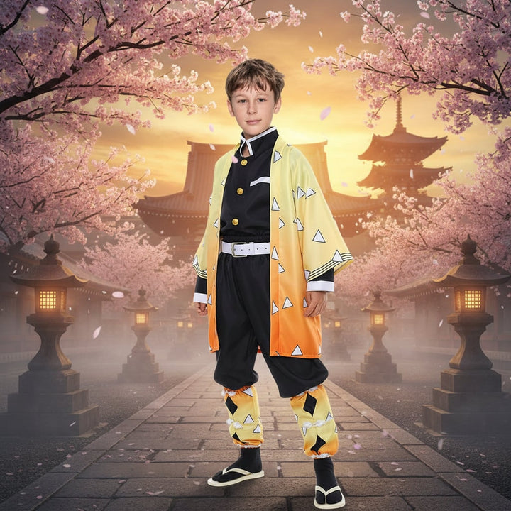 Halloween Anime Cosplay Costume and Outfits Set with and LED for Character Fans