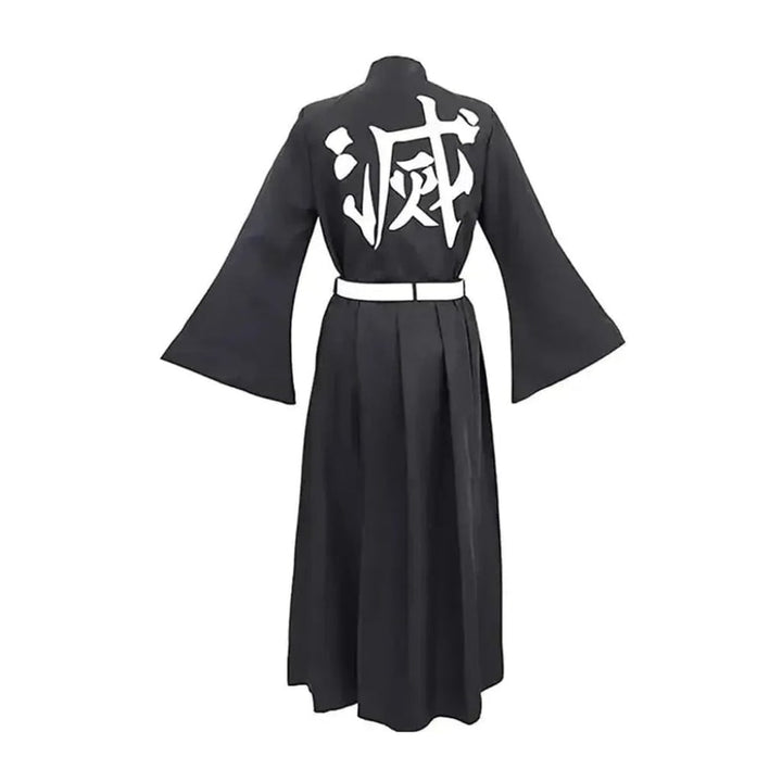 Halloween Anime Cosplay Costume and Outfits with High Collar Wide Sleeves Samurai Style