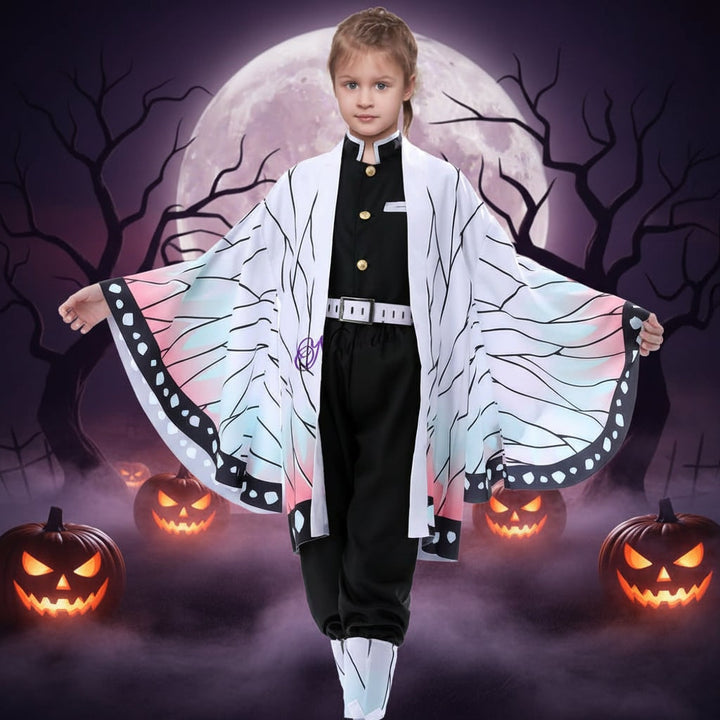 Halloween Anime Cosplay Costume with Japanese Character Accessories Kimono Haori and Set
