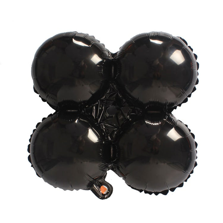 Halloween Party Balloons with Foil Letter Bat Pumpkin and Spider Decorations Kit