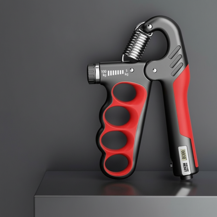 Hand Grip Strengthener and Strength Trainer with Digital Counter and Adjustable Resistance