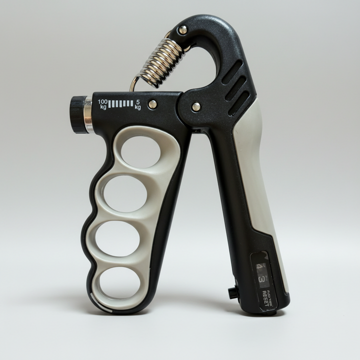 Hand Grip Strengthener and Strength Trainer with Digital Counter and Adjustable Resistance