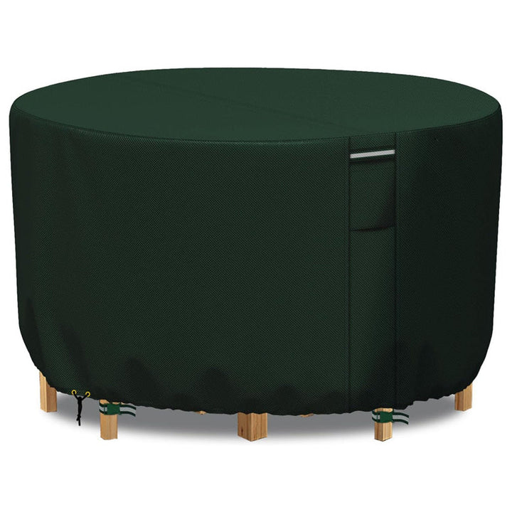 Heavy-Duty Round Patio Furniture Cover with Air Vents