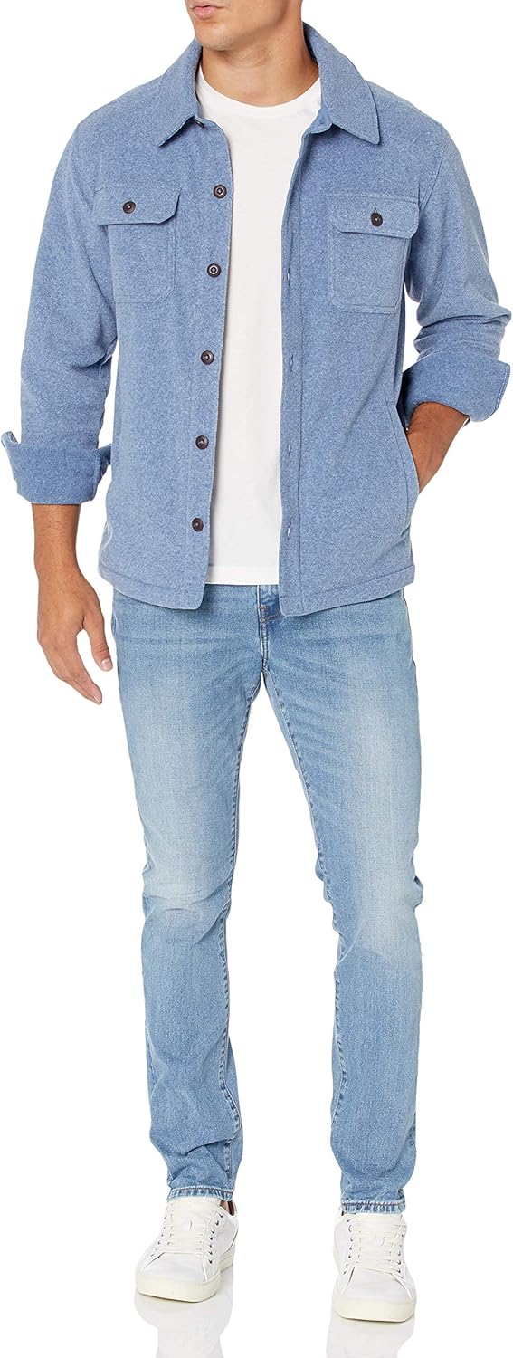 Men's Fleece Overshirt for Spring 2026 – Max
