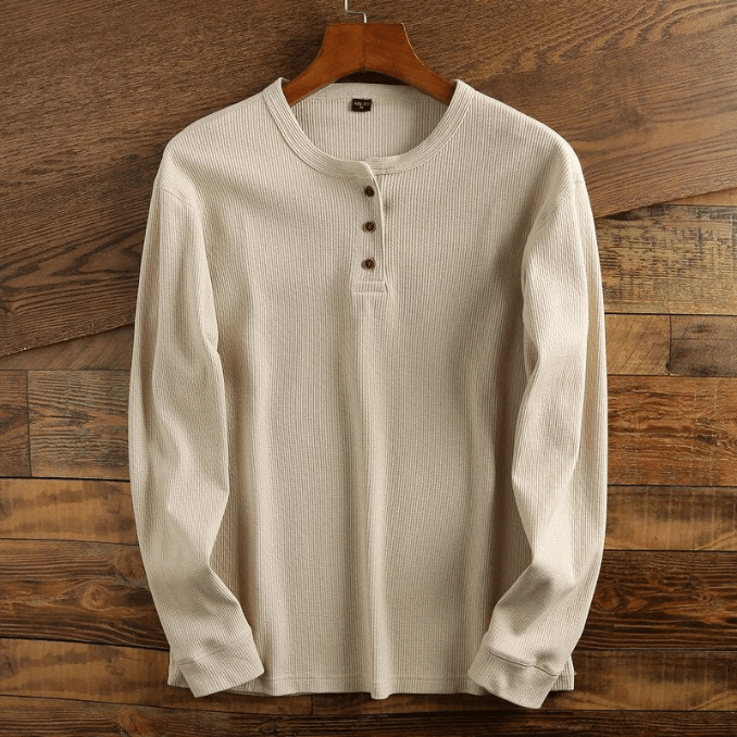 Men's Waffle-Texture Shirt - Mason