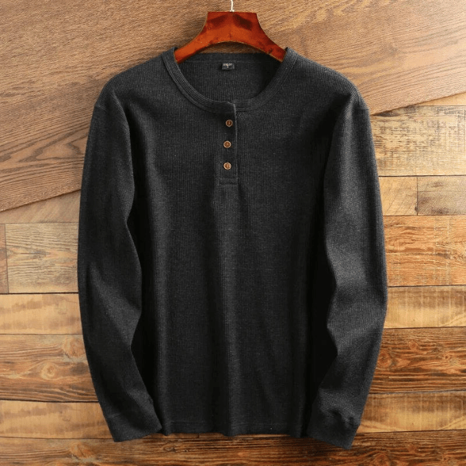 Men's Waffle-Texture Shirt - Mason