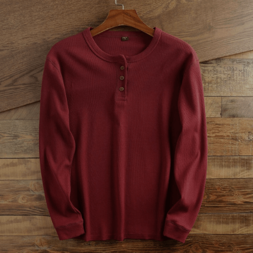 Men's Waffle-Texture Shirt - Mason