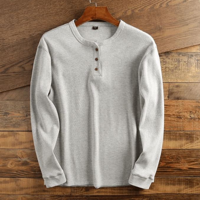 Men's Waffle-Texture Shirt - Mason