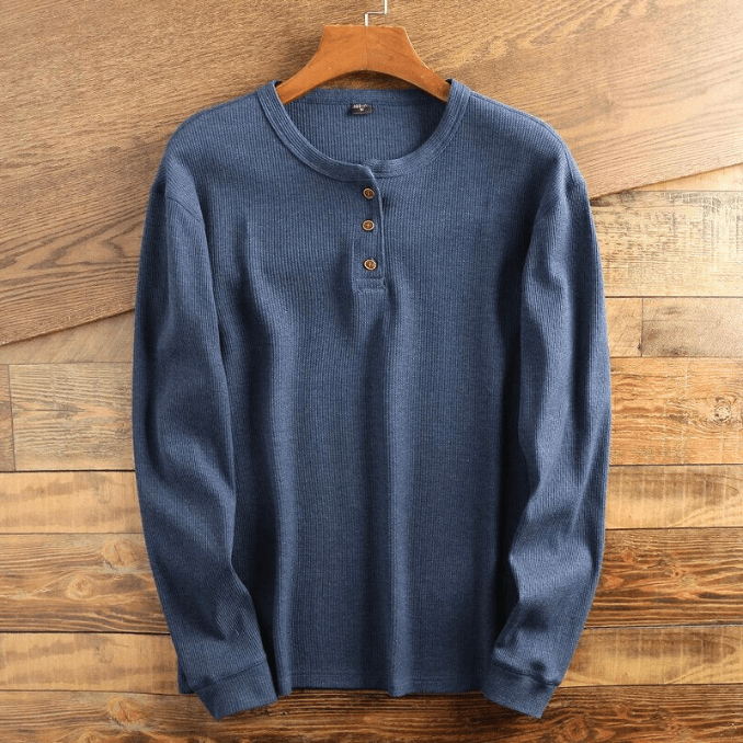 Men's Waffle-Texture Shirt - Mason