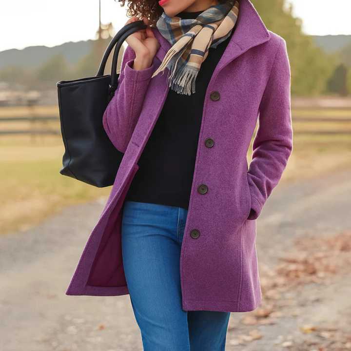 Women's heritage button-front coat