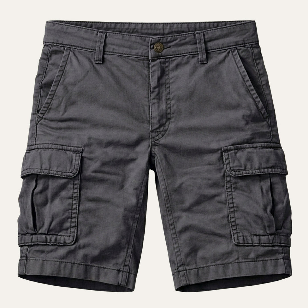 Men's Cargo Shorts with Flap Pockets