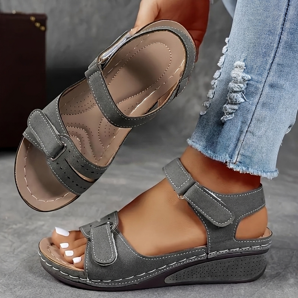 Thick Bottom Plus Size Strap Sandals