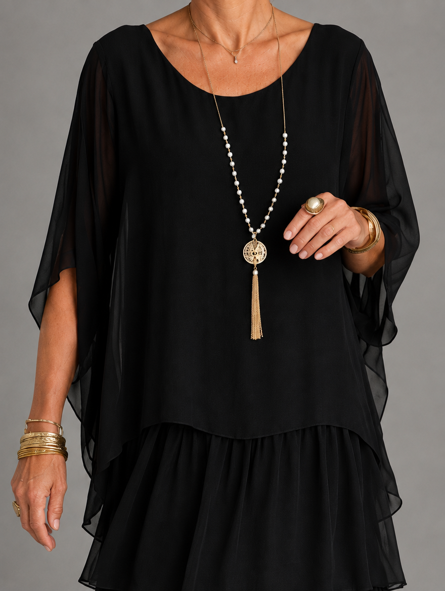Elegant, flowing maxi dress