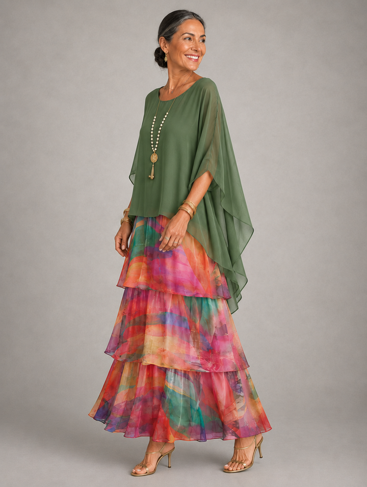 Elegant, flowing maxi dress