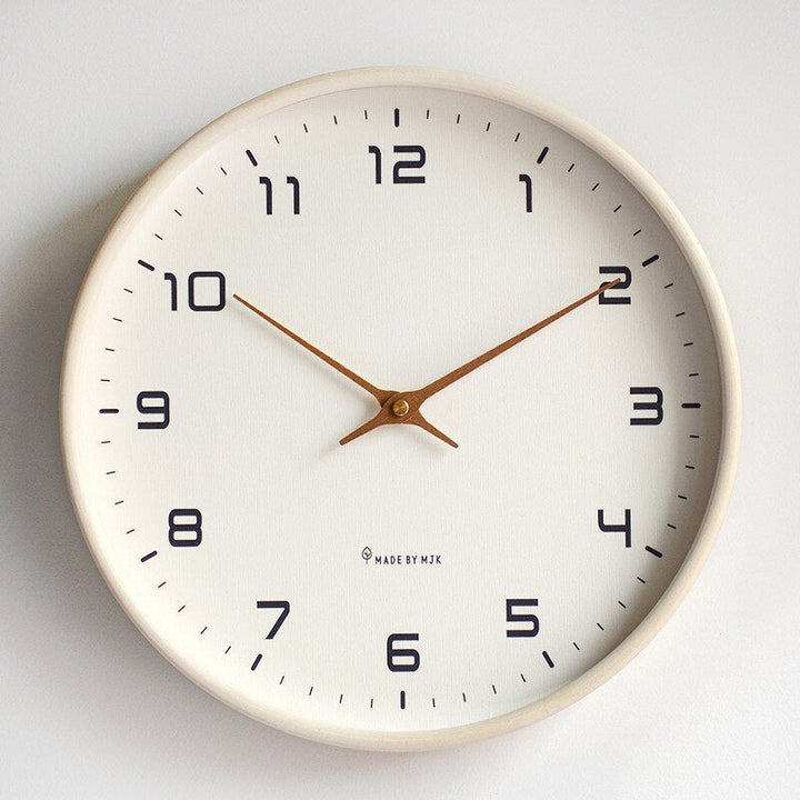 Wooden Wall Clock - Scandinavian Design | Silent Mechanism