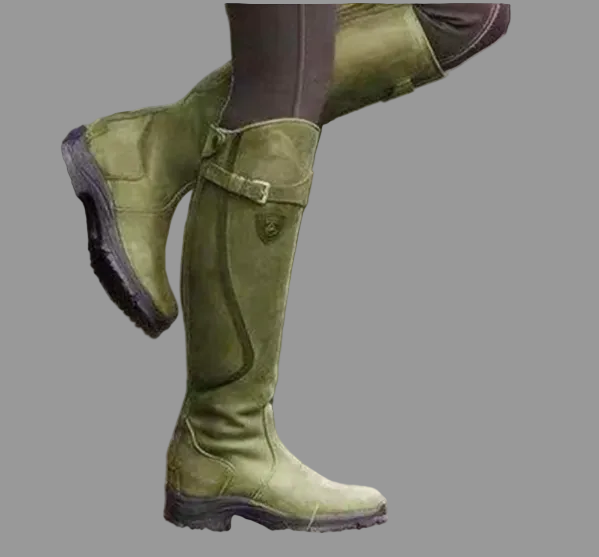 Women's Orthopaedic Leather Boots with Extra Foot Support
