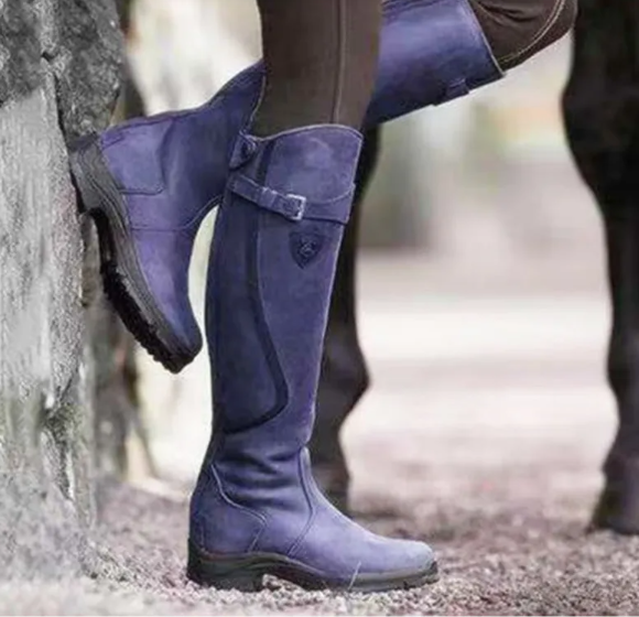 Women's Orthopaedic Leather Boots with Extra Foot Support