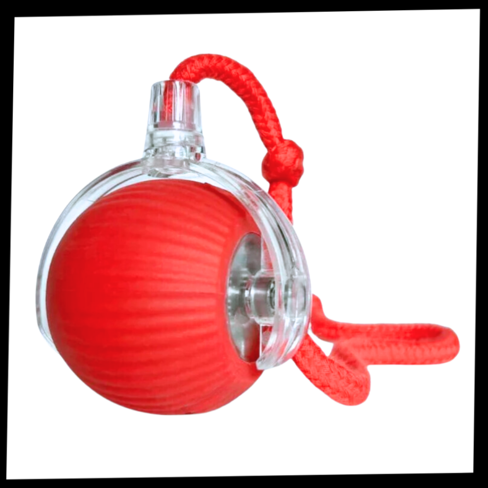 Interactive Cat Toys Ball with Motorized Rolling Motion and Rope Tail