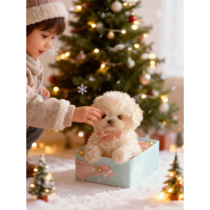Interactive Dog Toy with Realistic Plush Design and Durable Stuffed Body
