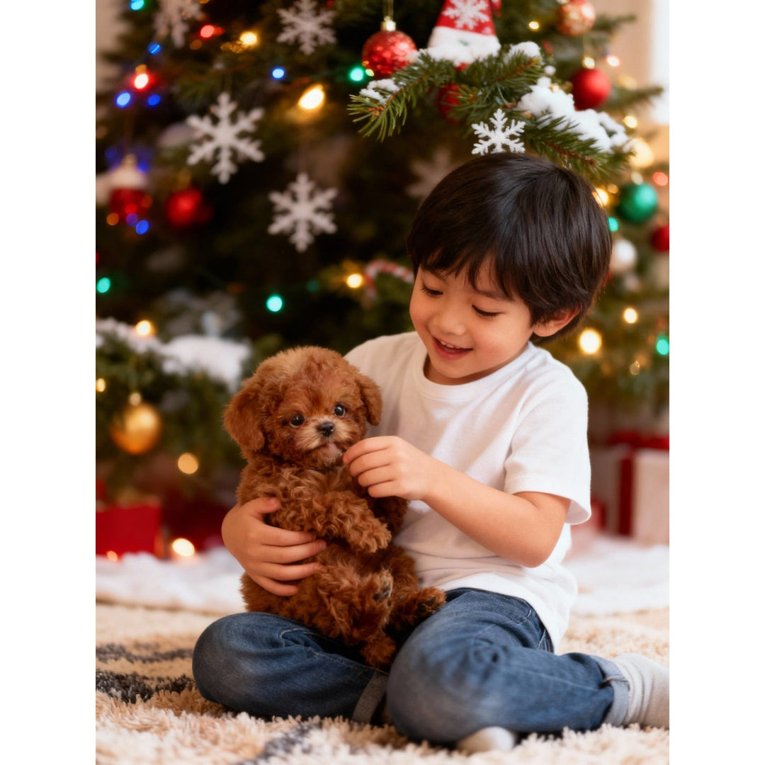 Interactive Dog Toy with Realistic Plush Design and Durable Stuffed Body