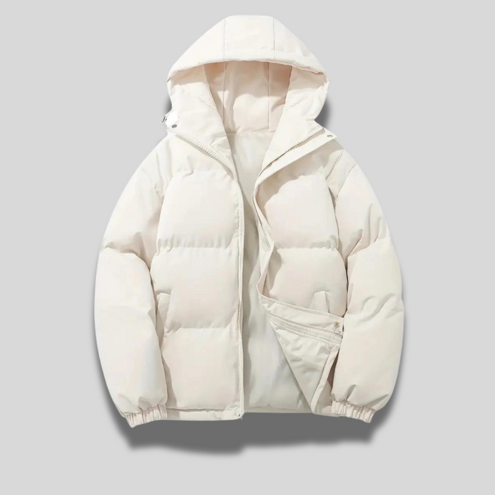 Women's Quilted Winter Coat with Hood