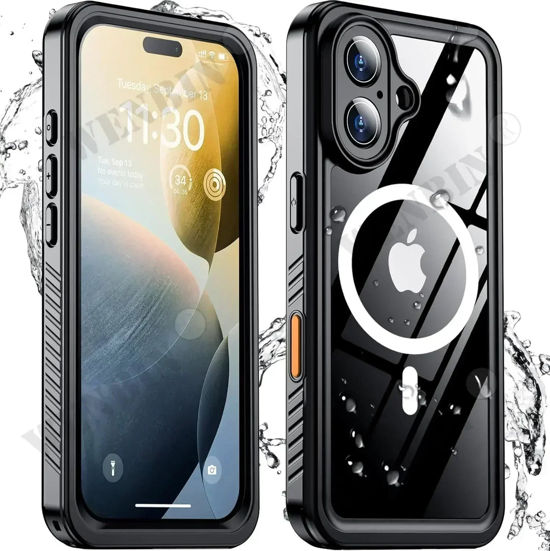 IP68 Waterproof Full-Body Diving Case with Magnetic Fit