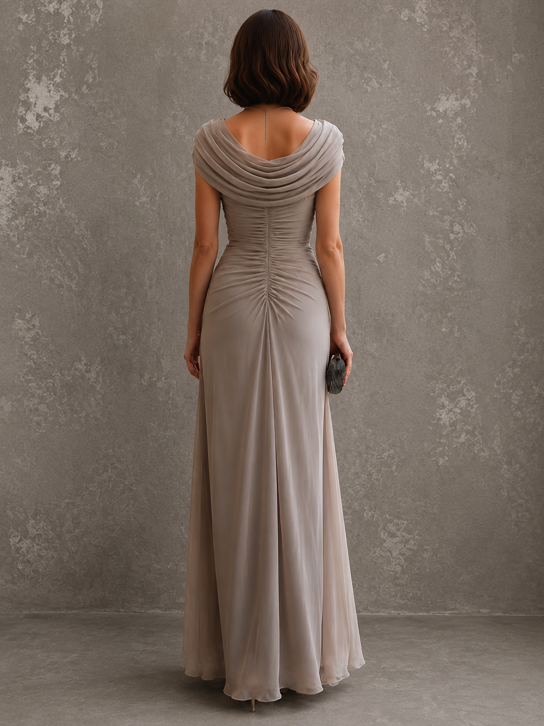 Sleeveless Maxi Dress with Flowing Floor-Length Skirt