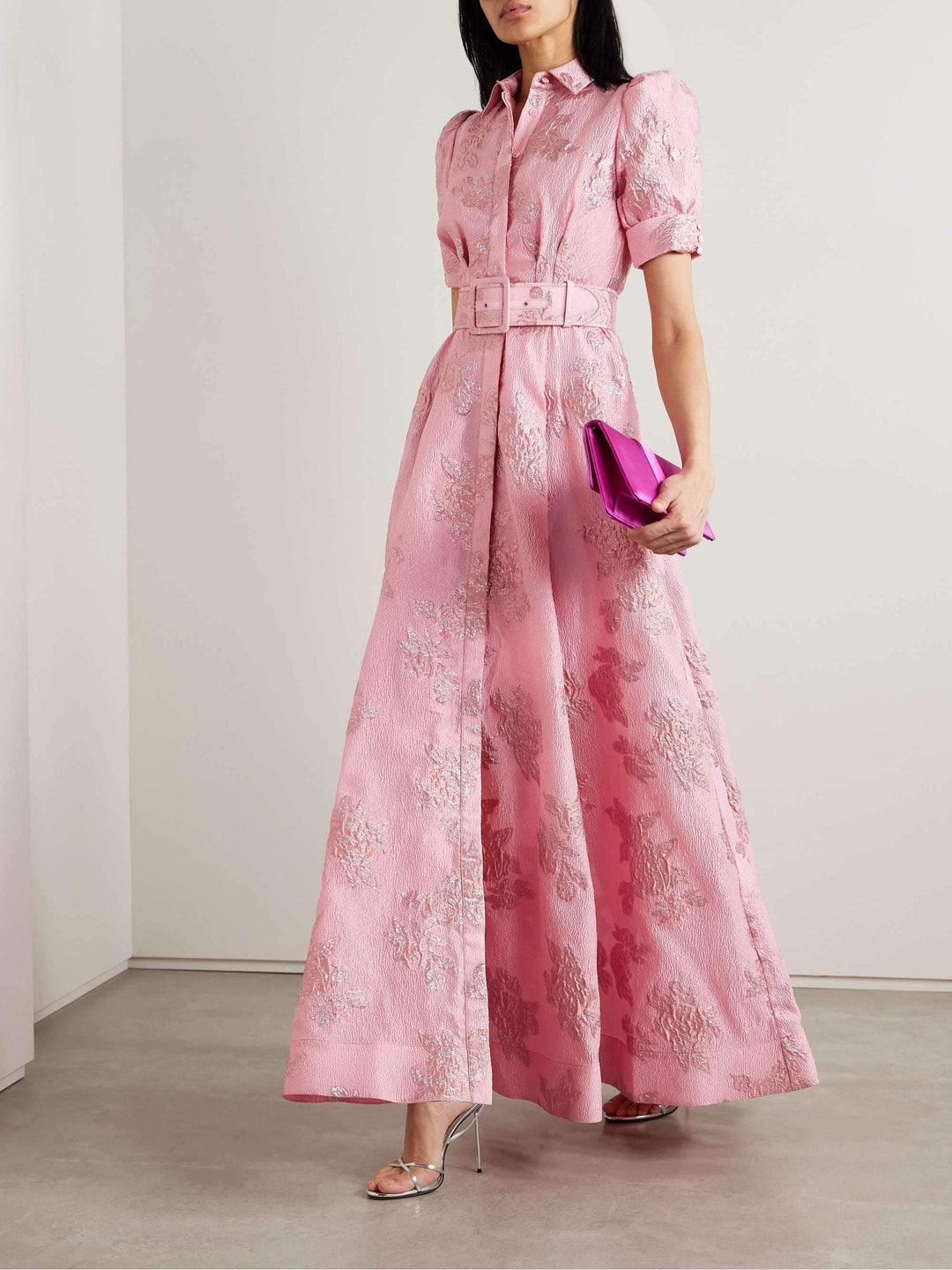 Women's Short Puff Sleeves Dress