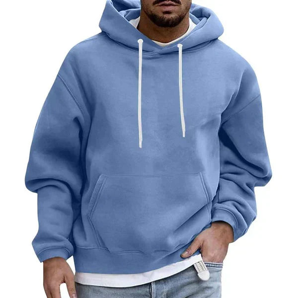 Oversized Men's Hoodie with Kangaroo Pocket – Autumn Edition Matteo