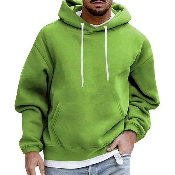 Oversized Men's Hoodie with Kangaroo Pocket – Autumn Edition Matteo