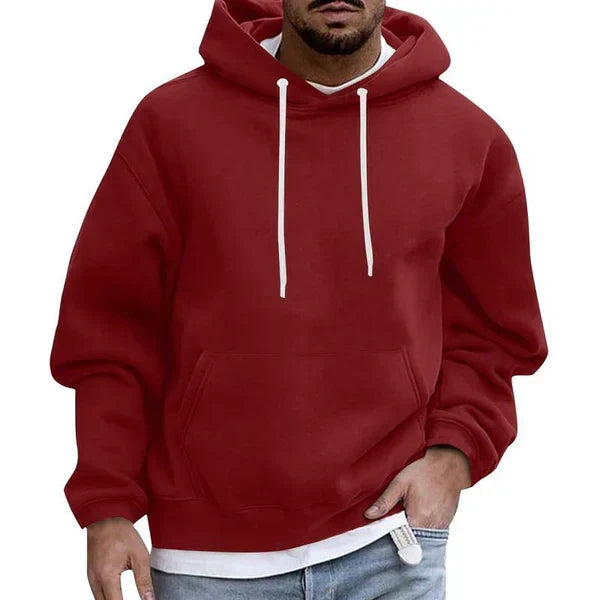 Oversized Men's Hoodie with Kangaroo Pocket – Autumn Edition Matteo