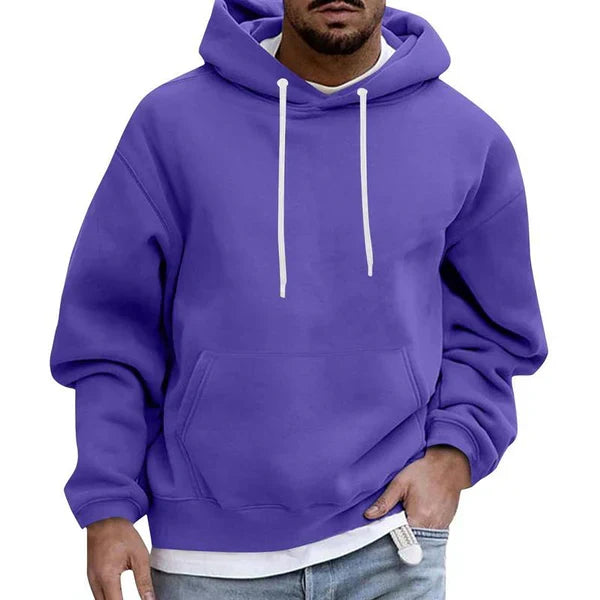 Oversized Men's Hoodie with Kangaroo Pocket – Autumn Edition Matteo