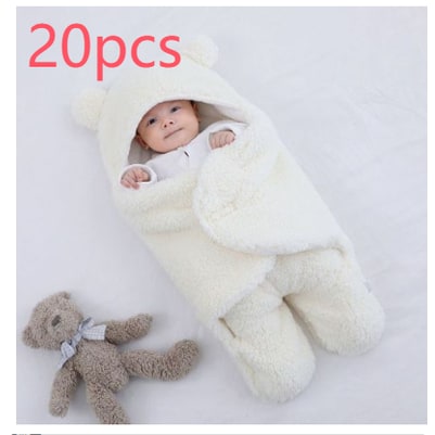 Kids' Sleep Sack Baby Swaddle Blanket with Hooded Design and Split Leg for Infant Wearable Sleeping Bag