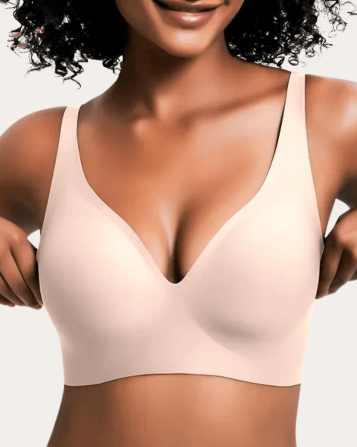 Wireless Comfort Bra with 3D Cups for Natural Support and All-Day Comfort