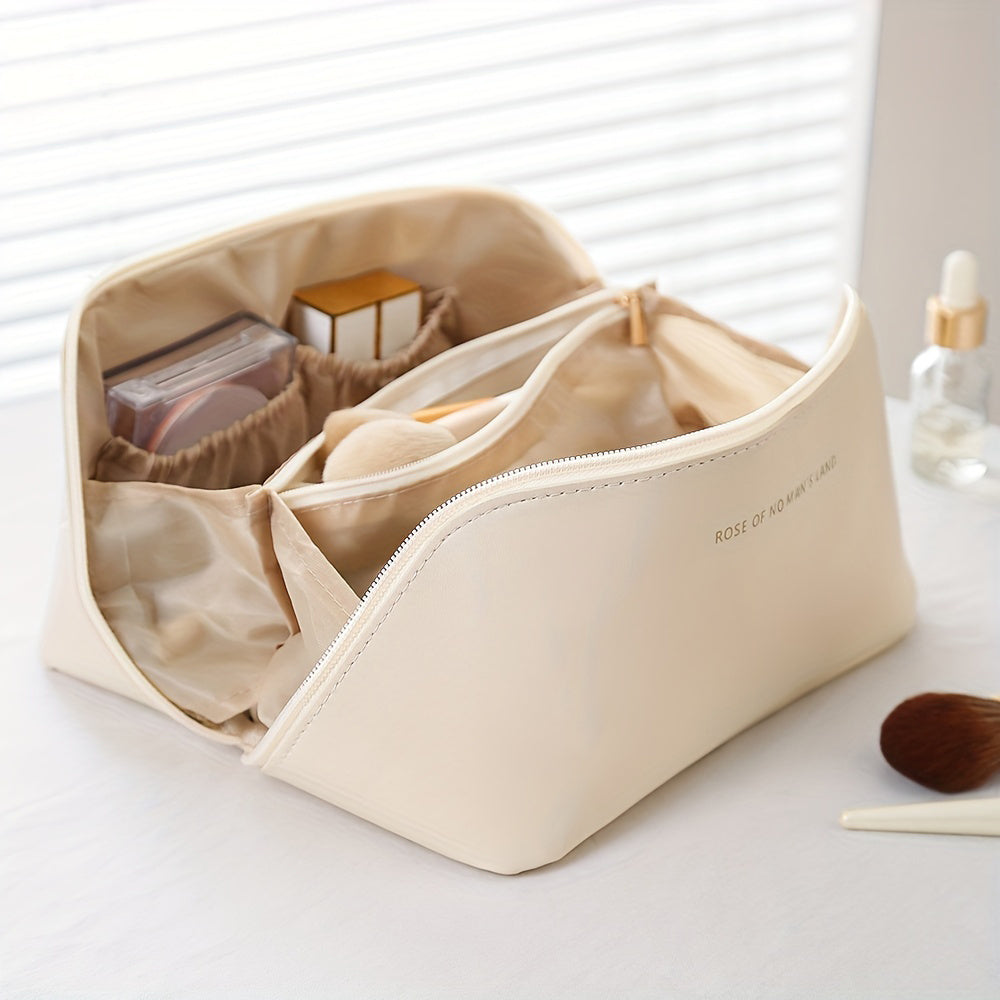 Zip Makeup Organiser – Luxury Cosmetic Bag for Travel