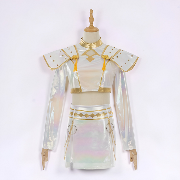 Kpop Stage Maid Outfit Cosplay Costume Set