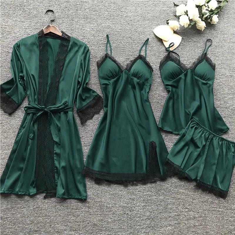 Luxurious Satin Pajama Set – Luna