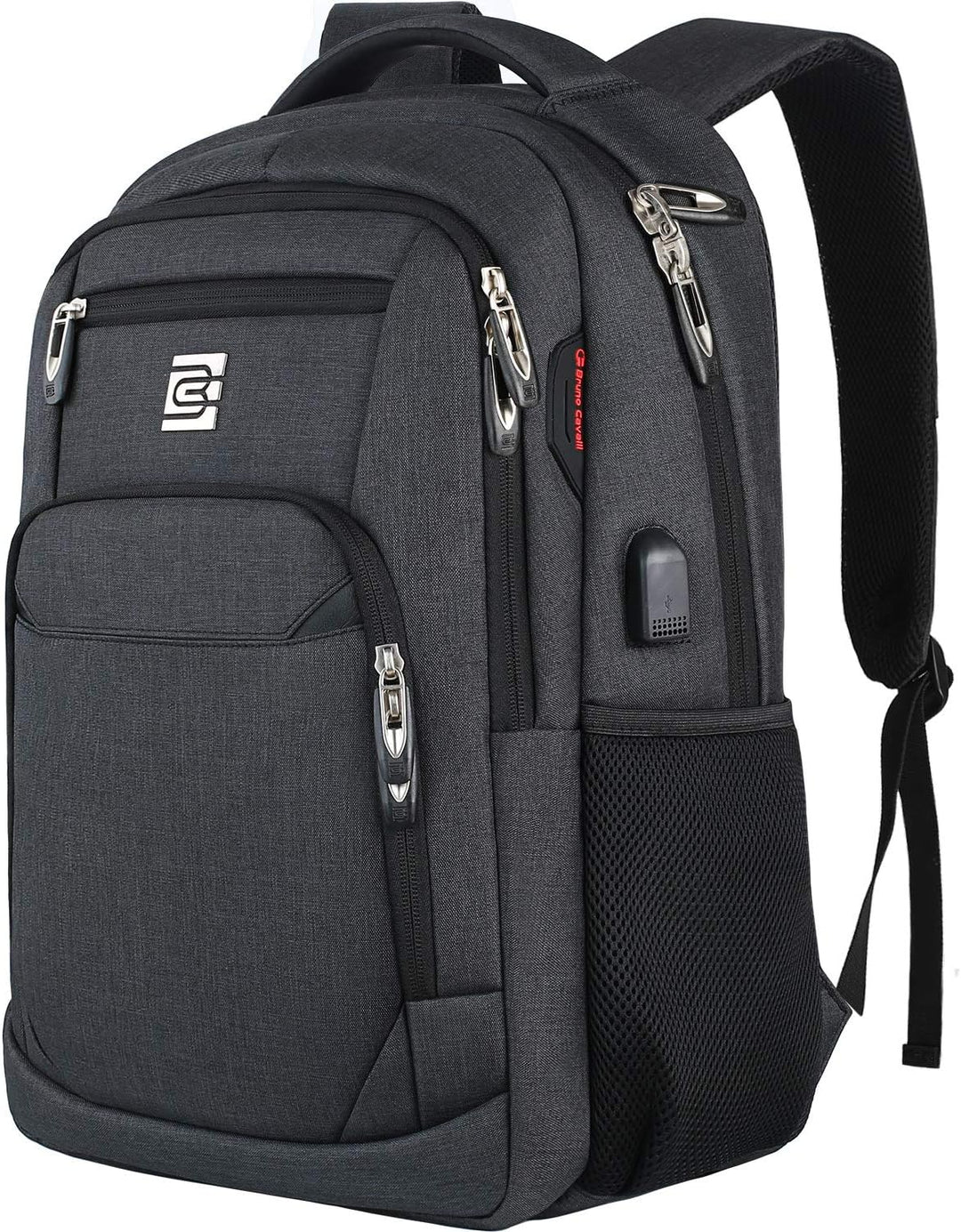 Slim Anti-Theft Laptop Backpack with USB Charging Port